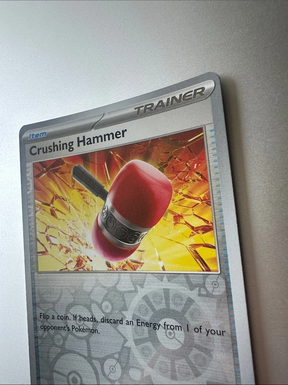 Crushing Hammer Pokémon Trainer Card (168/198)