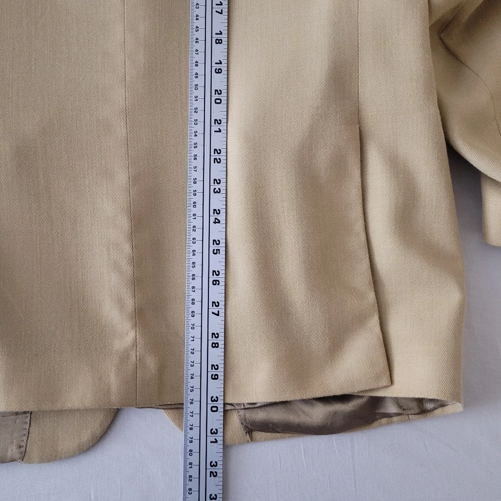 Bachrach Cashmere Blend 3 Button Blazer 40R‎ Camel Made In Italy Sporty