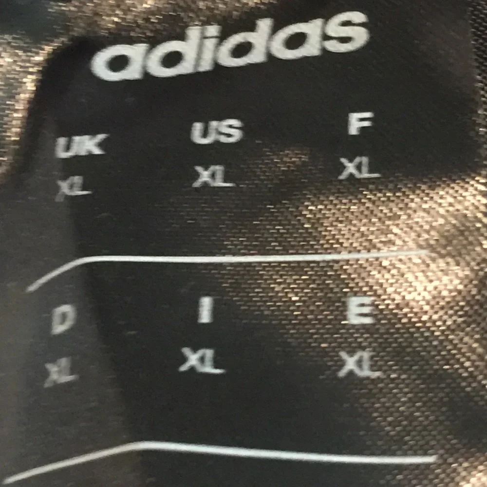 adidas size xl