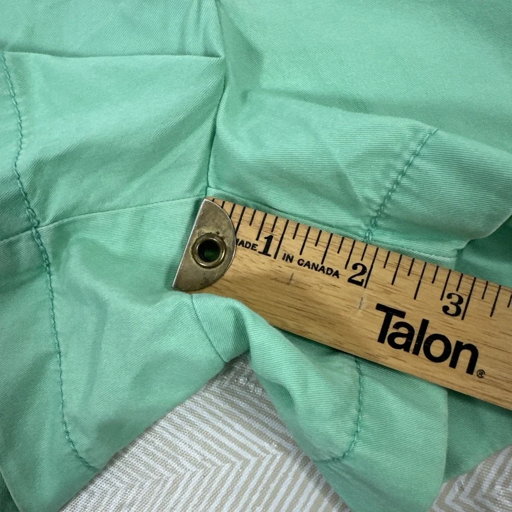 J. CREW Womens 4‎ Broken In Chino Shorts Green Cotton 30x3 100%Cotton Summer