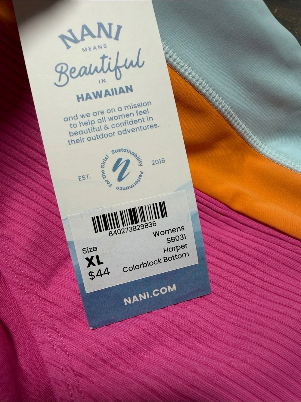Harper ColorBlock Bottom - XL