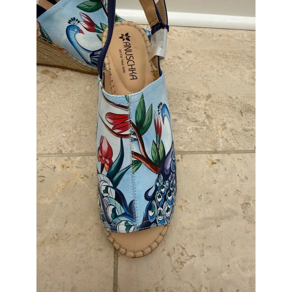 Anuschka peacock printed