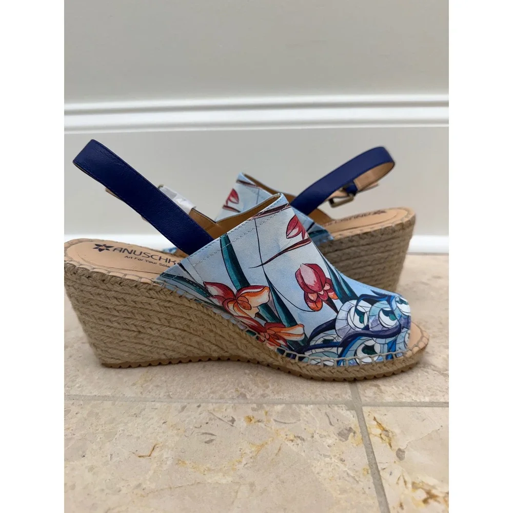 Anuschka peacock printed