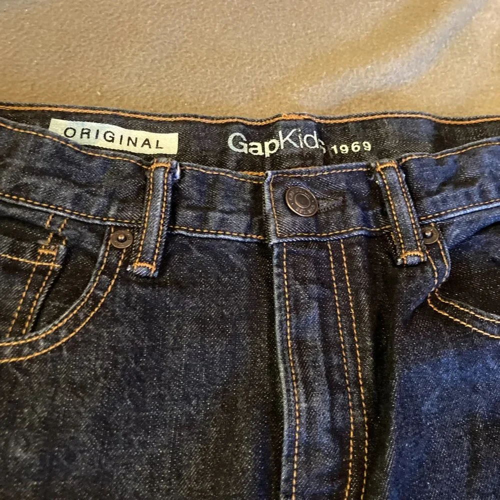NWOT Boy GAP Kids 1969 Original Denim Jeans Size 18R (#3)