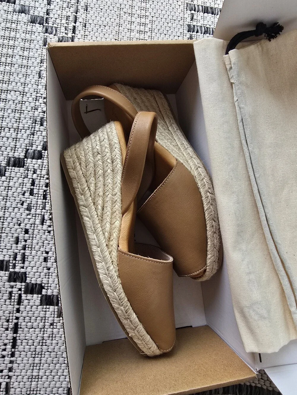 N/A tan espadrille