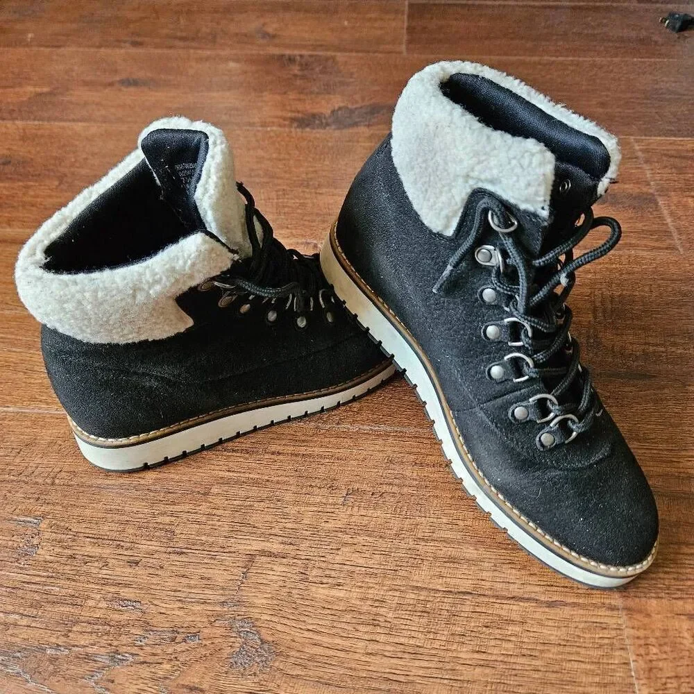 White Mountain faux shearling