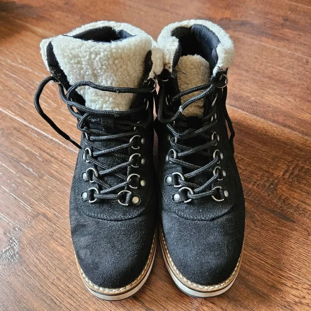 White Mountain faux shearling