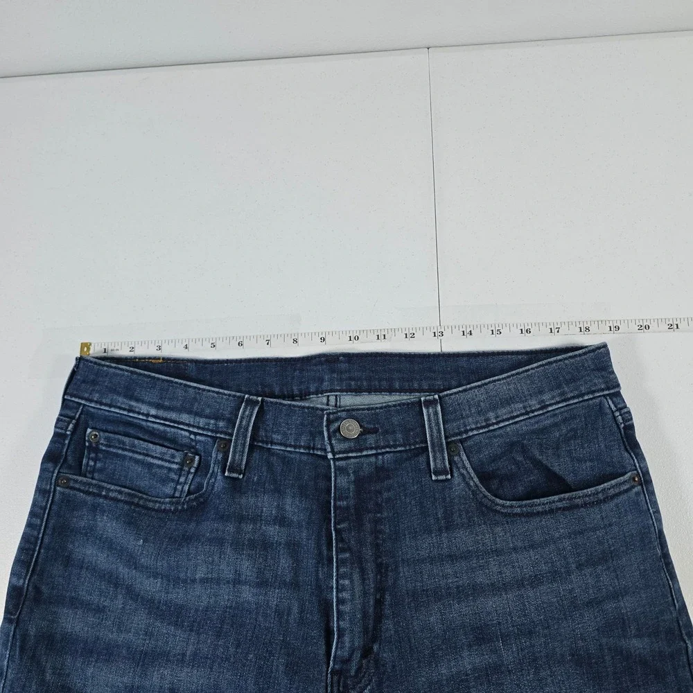 Levis 541 Athletic Taper Mens Dark Wash Blue Denim Jeans 36x34 13988