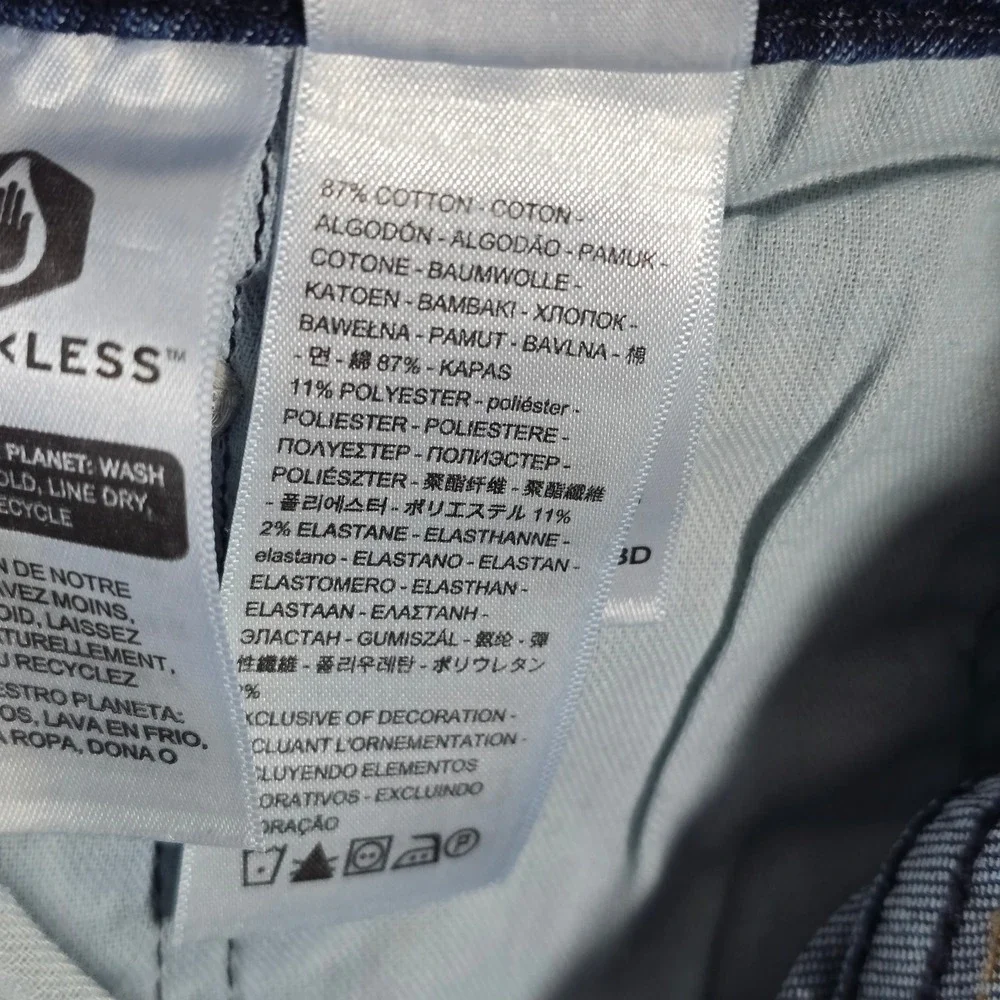 Levis 541 Athletic Taper Mens Dark Wash Blue Denim Jeans 36x34 13988