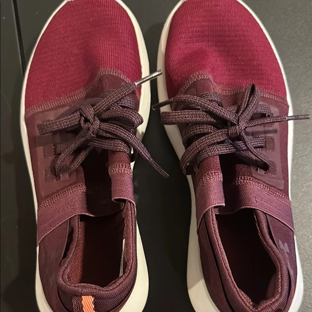 Under Armour Red Athletic Shoes Lightweight Mesh Design