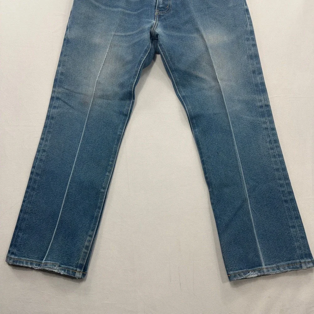 Levi's Jeans 517 Bootcut Permanent Crease Medium Wash Blue Mens 34x26