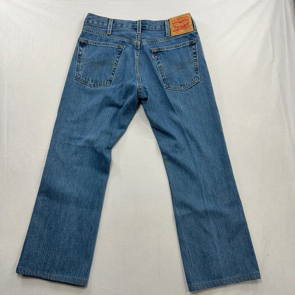 Levi's Jeans 517 Bootcut Bundle Dark & Medium Wash Denim Mens Blue W32 W26