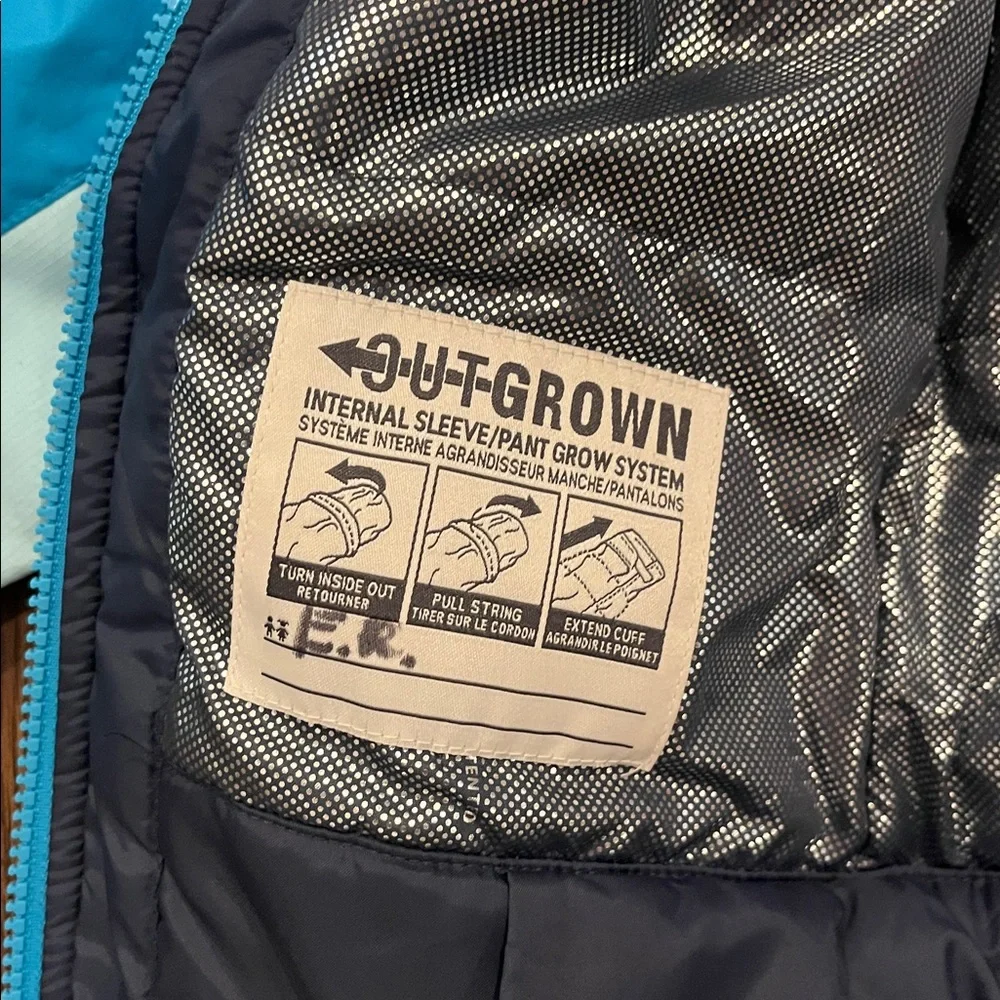 Columbia Turquoise Kids' Hooded Insulated Winter Jacket