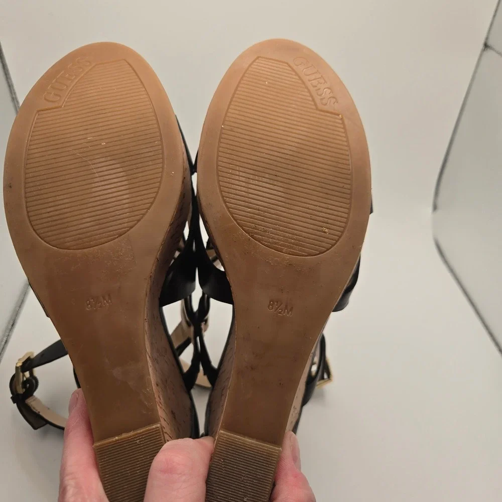 Guess strappy wedge