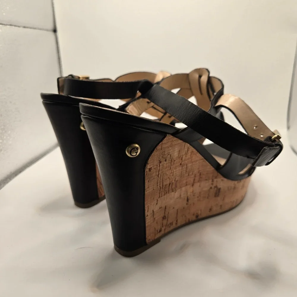 Guess strappy wedge