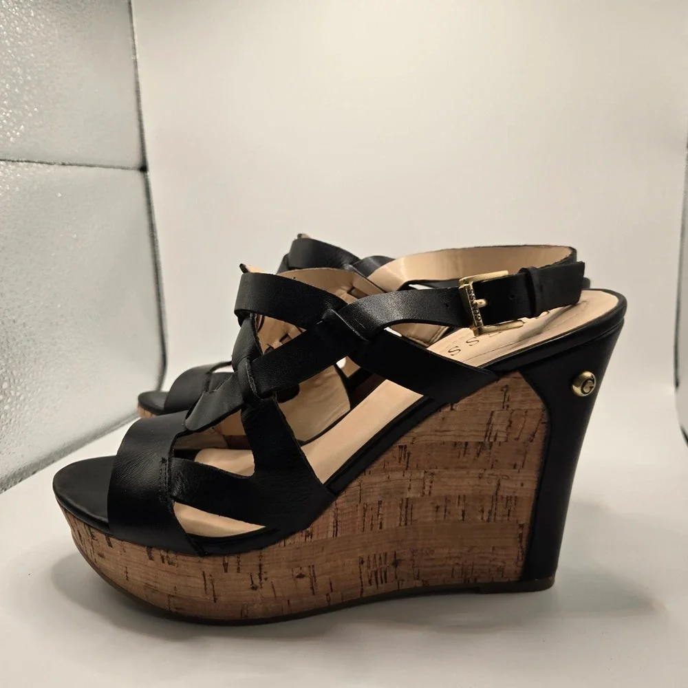 Guess strappy wedge