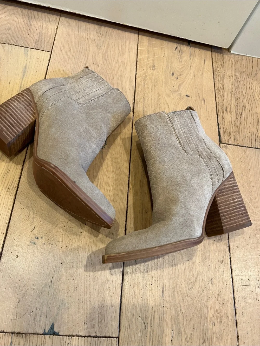 Marc Fisher suede ankle