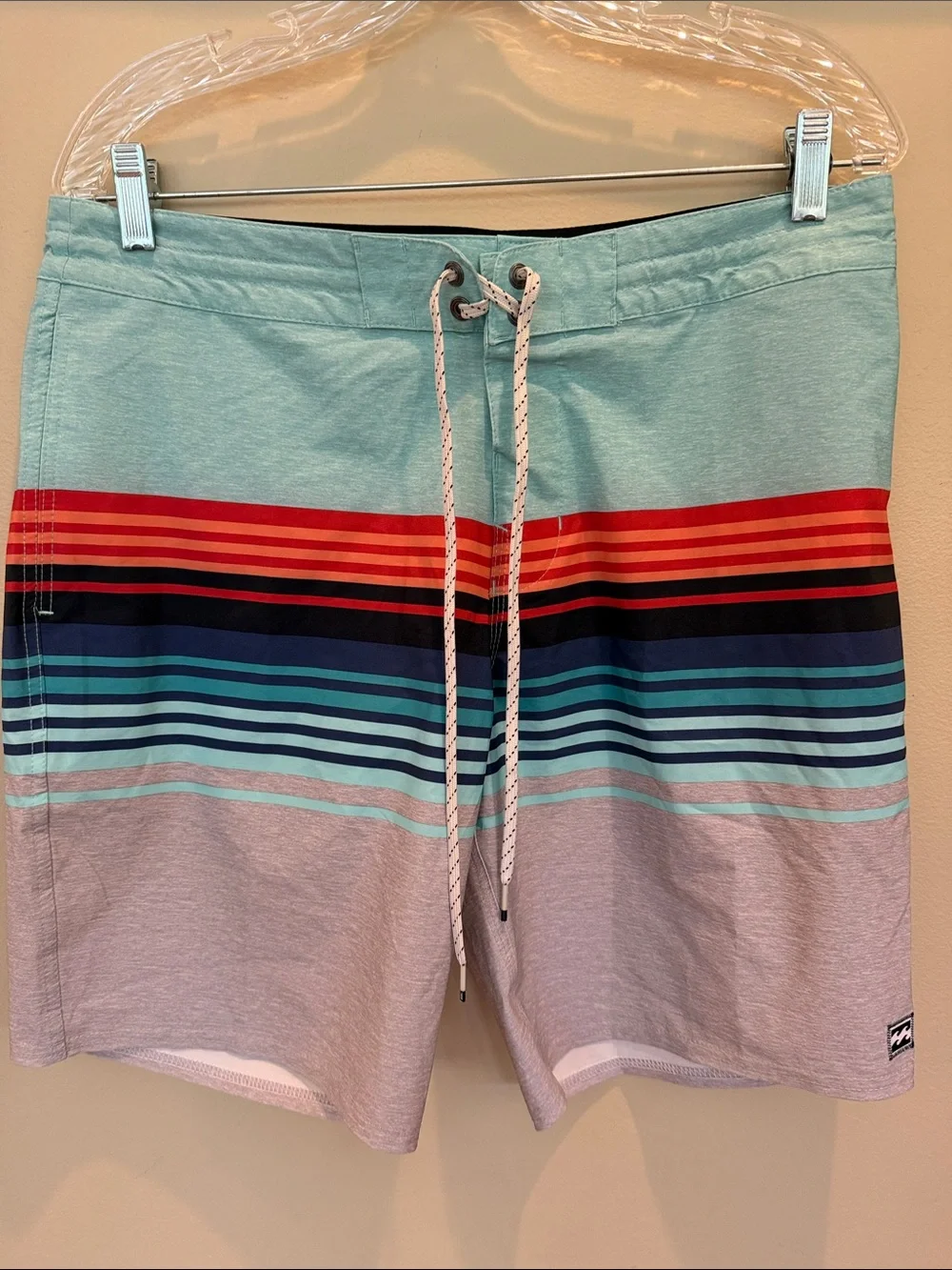Billabong Light Blue Stripe Board Short