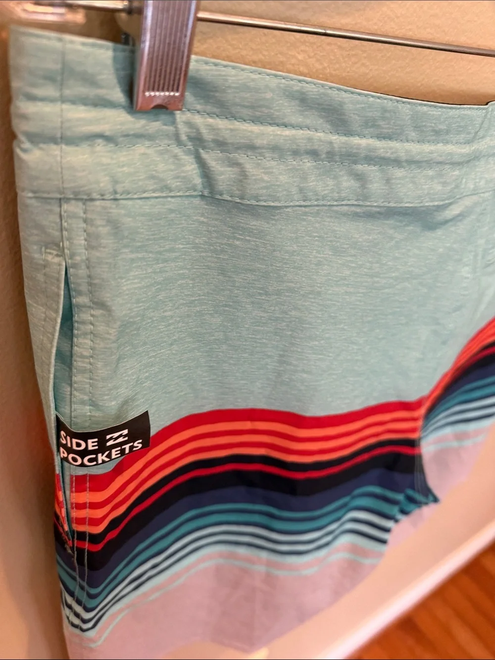 Billabong Light Blue Stripe Board Short