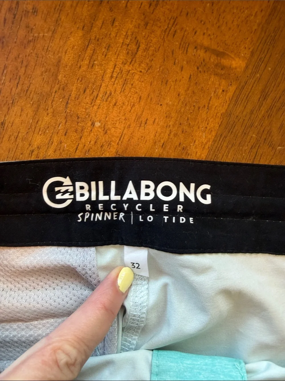 Billabong Light Blue Stripe Board Short