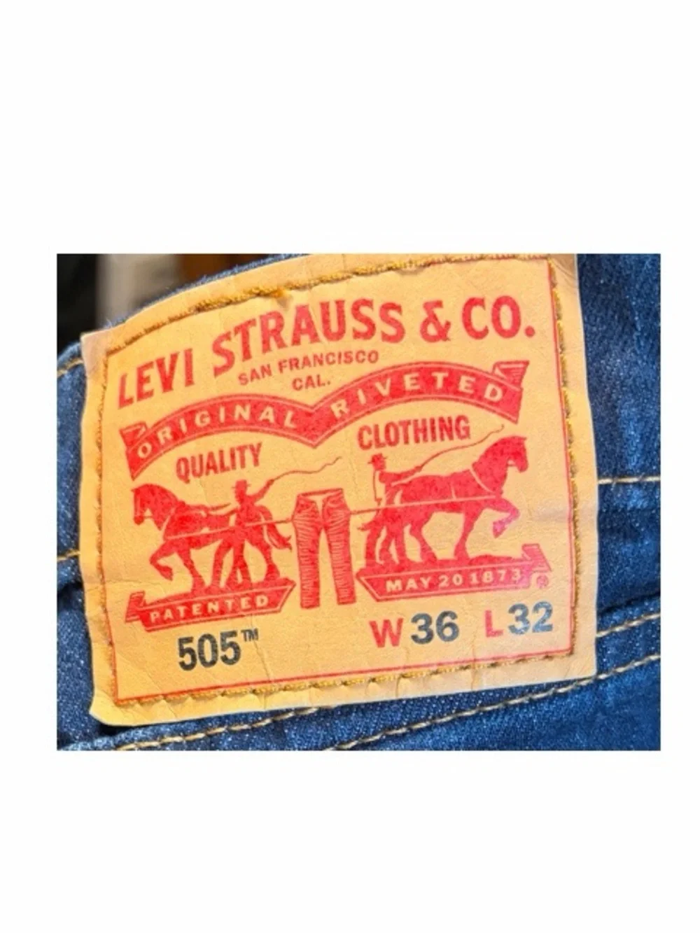 Levi’s 505 Men’s‎ Dark Wash Jeans
