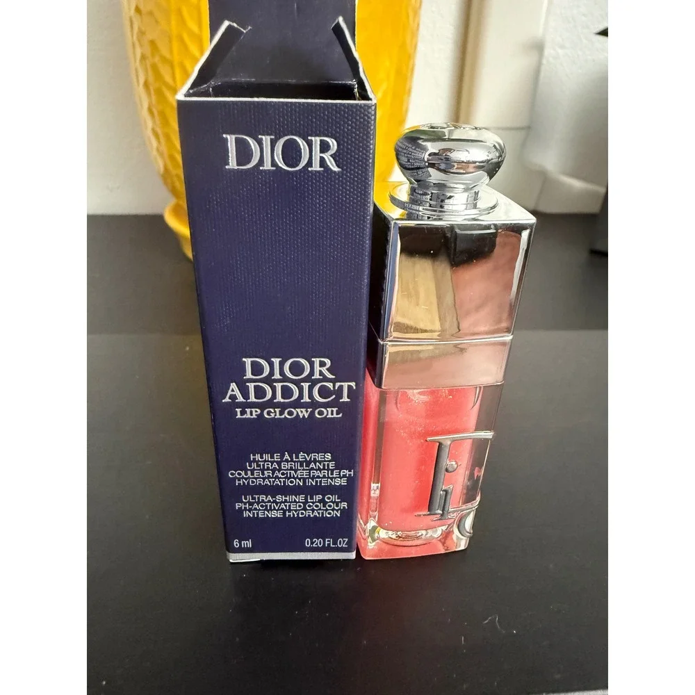 Dior Addict Lip Glow Oil 077 Rosy candy sparkley 6ml New in box