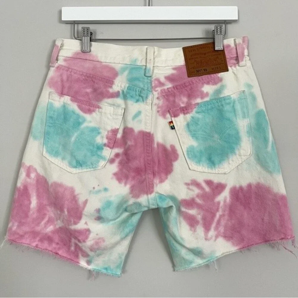 Levi's Pride 501 1993 cut-off tie-dye shorts, Size 29 W