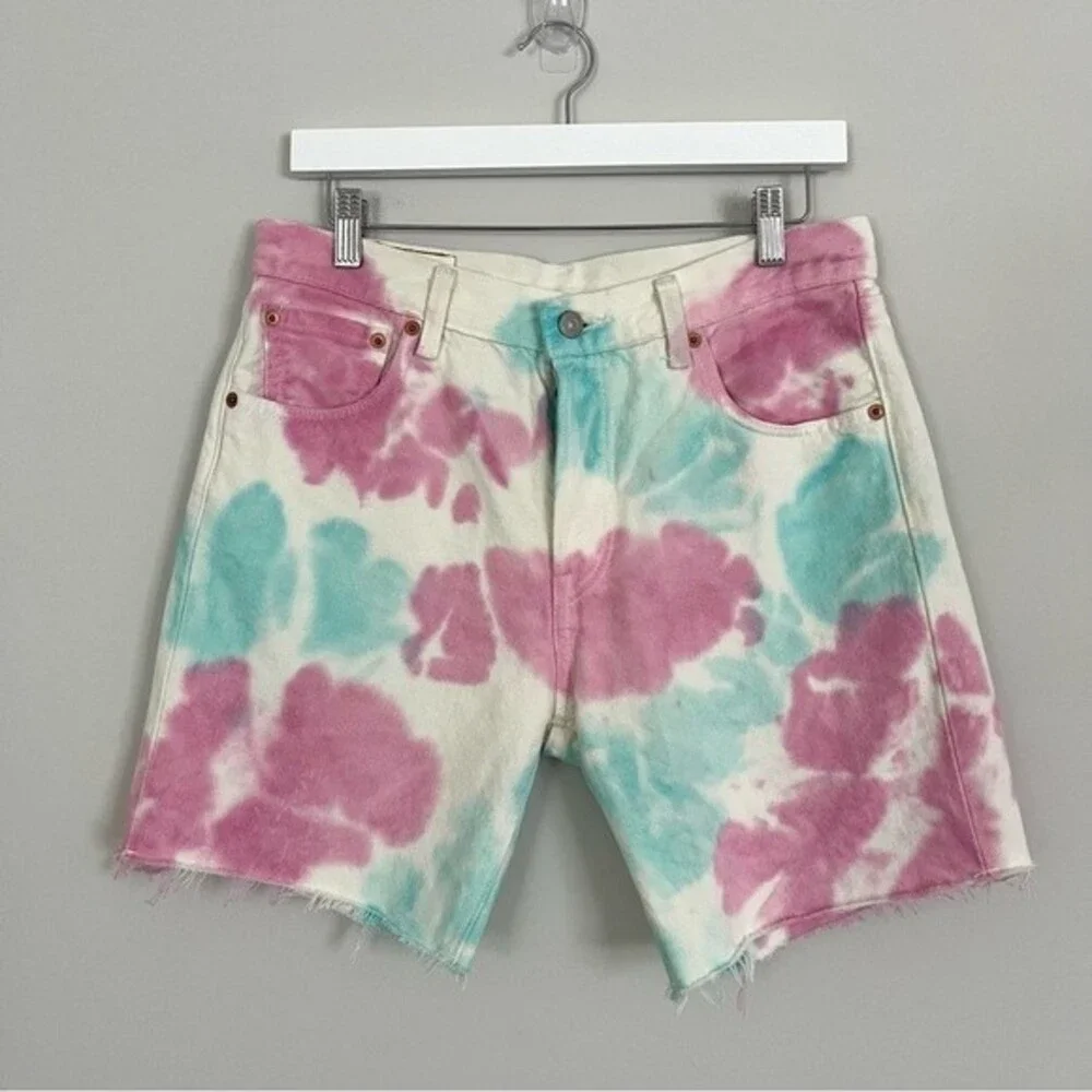 Levi's Pride 501 1993 cut-off tie-dye shorts, Size 29 W