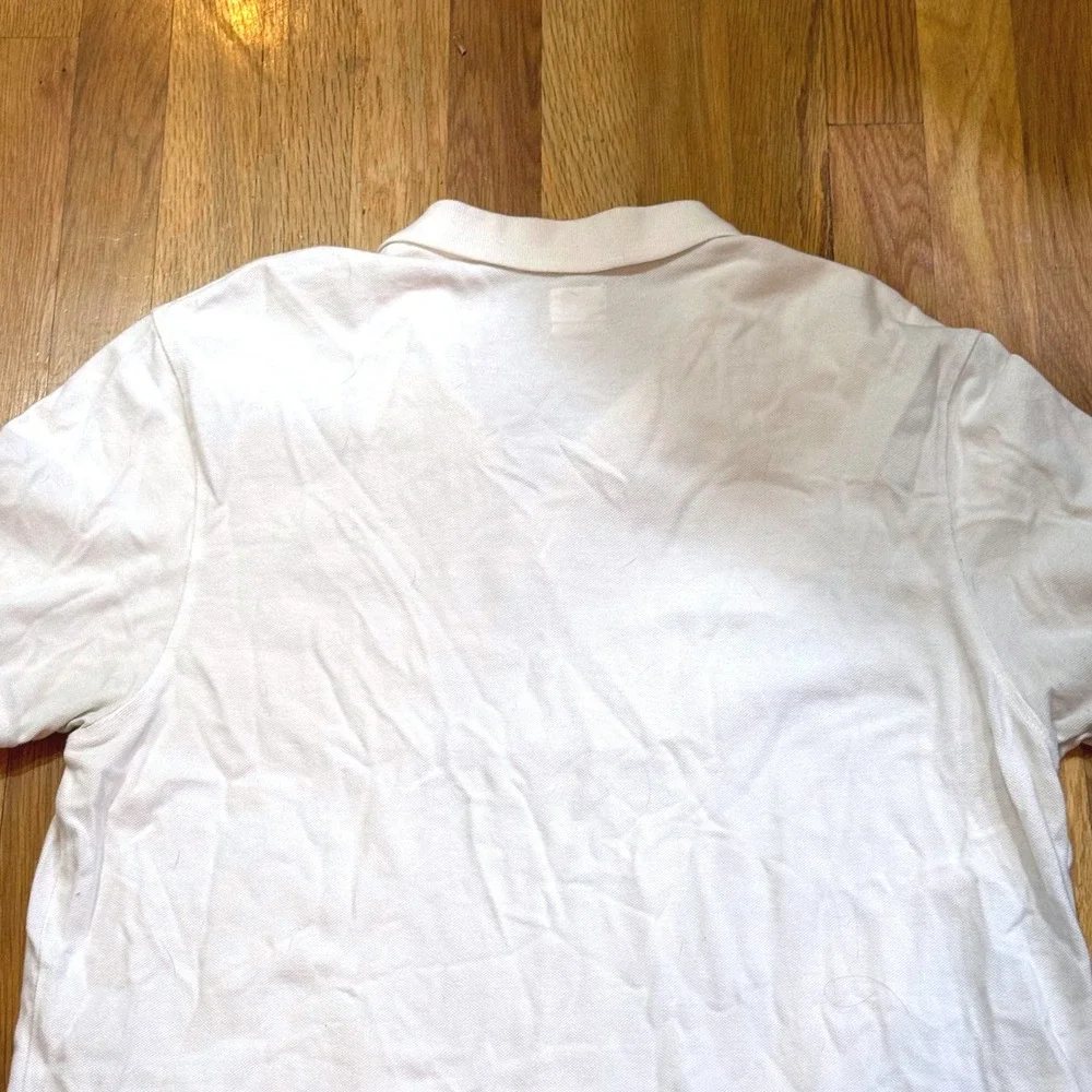 Levi's Standard XL White Housemark Red Logo Short Sleeve Polo Shirt Mens XLTG/EG