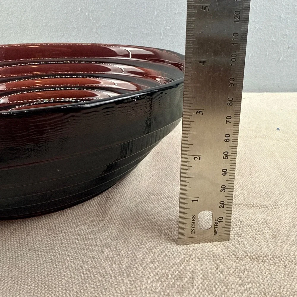 Blenko 9608L Amethyst Step Bowl Large‎ Matt Carter