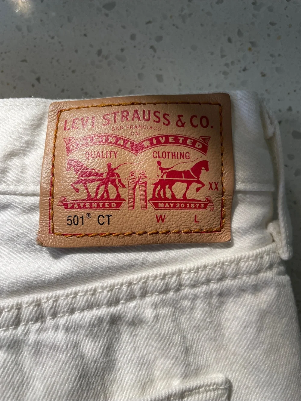 Levi's 502 CT Ecru/White Jeans
