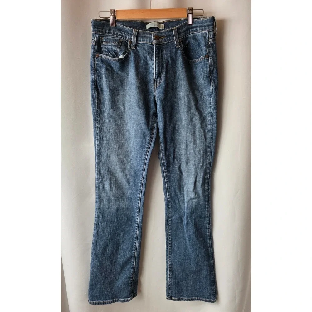 Levi's 515‎ Medium Wash Women's Stretch Denim Bootcut Jeans Western 32