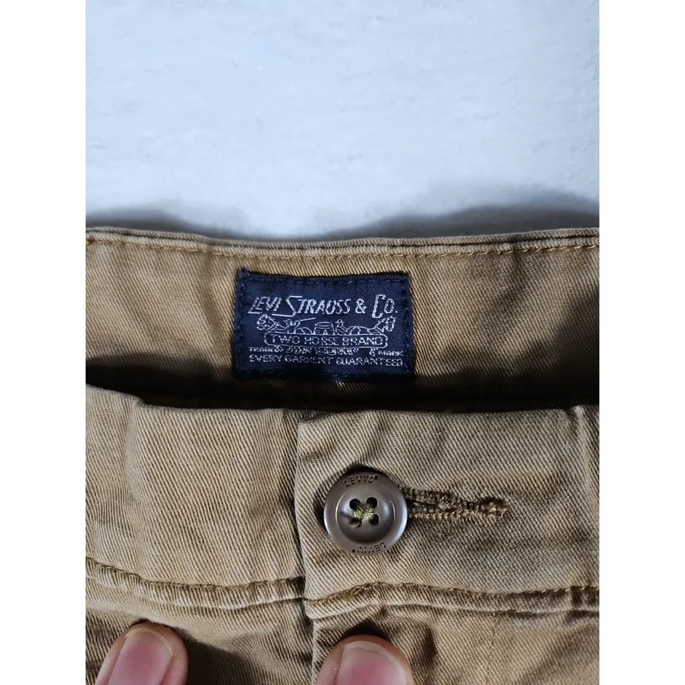 Levis Straight Stretch Chino Pants Mens 36x30‎ Khaki
