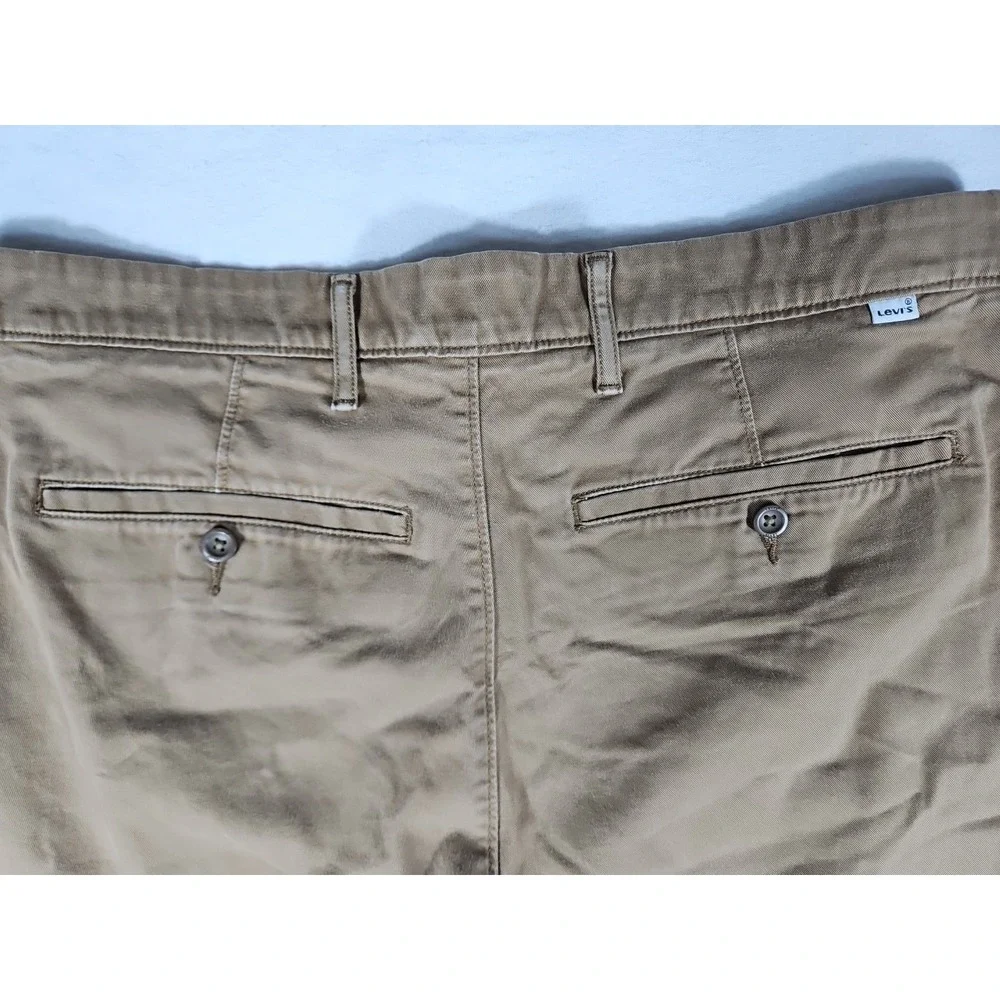 Levis Straight Stretch Chino Pants Mens 36x30‎ Khaki