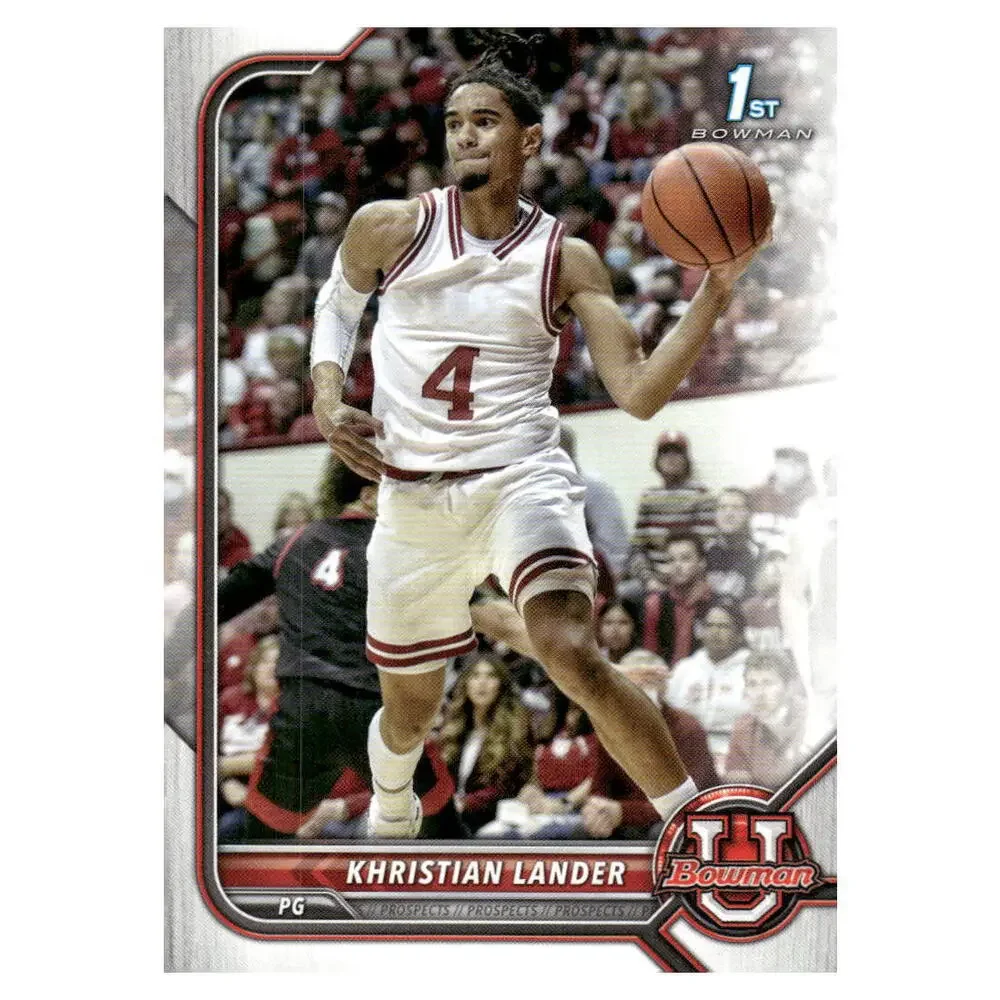 2021-22 Bowman University #17 Khristian Lander