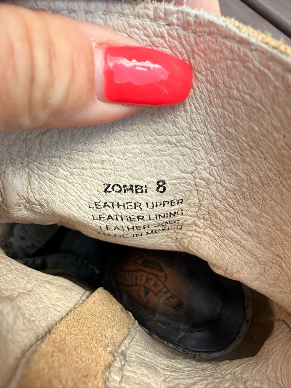 Freebird by Steven Silver Metallic Leather Ankle Booties “Zombie”