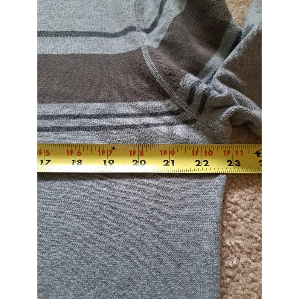 Banana Republic Men's Grey Long Sleeve Full Zipper Cardigan Sweater Large