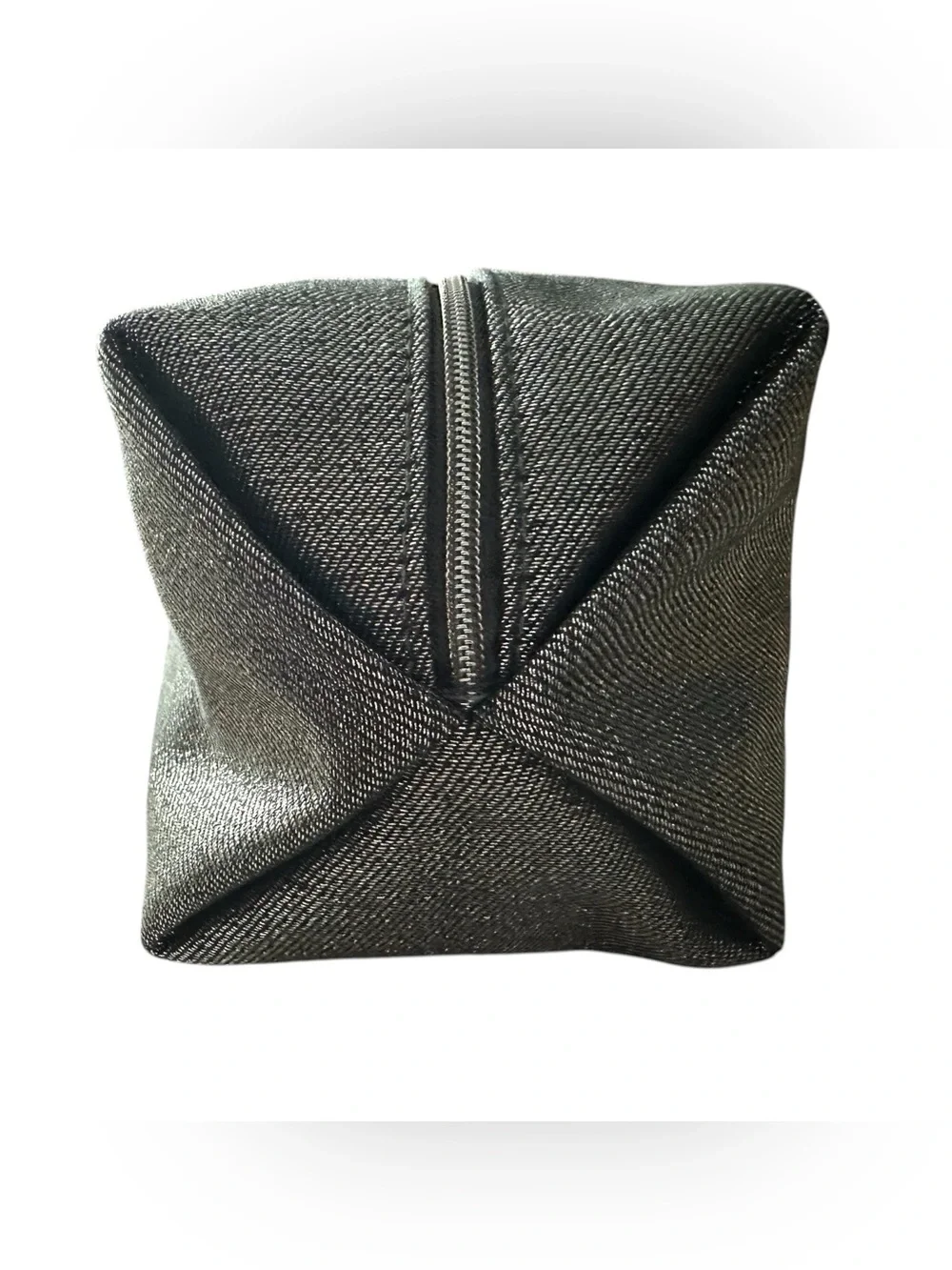 Coach pouch black text