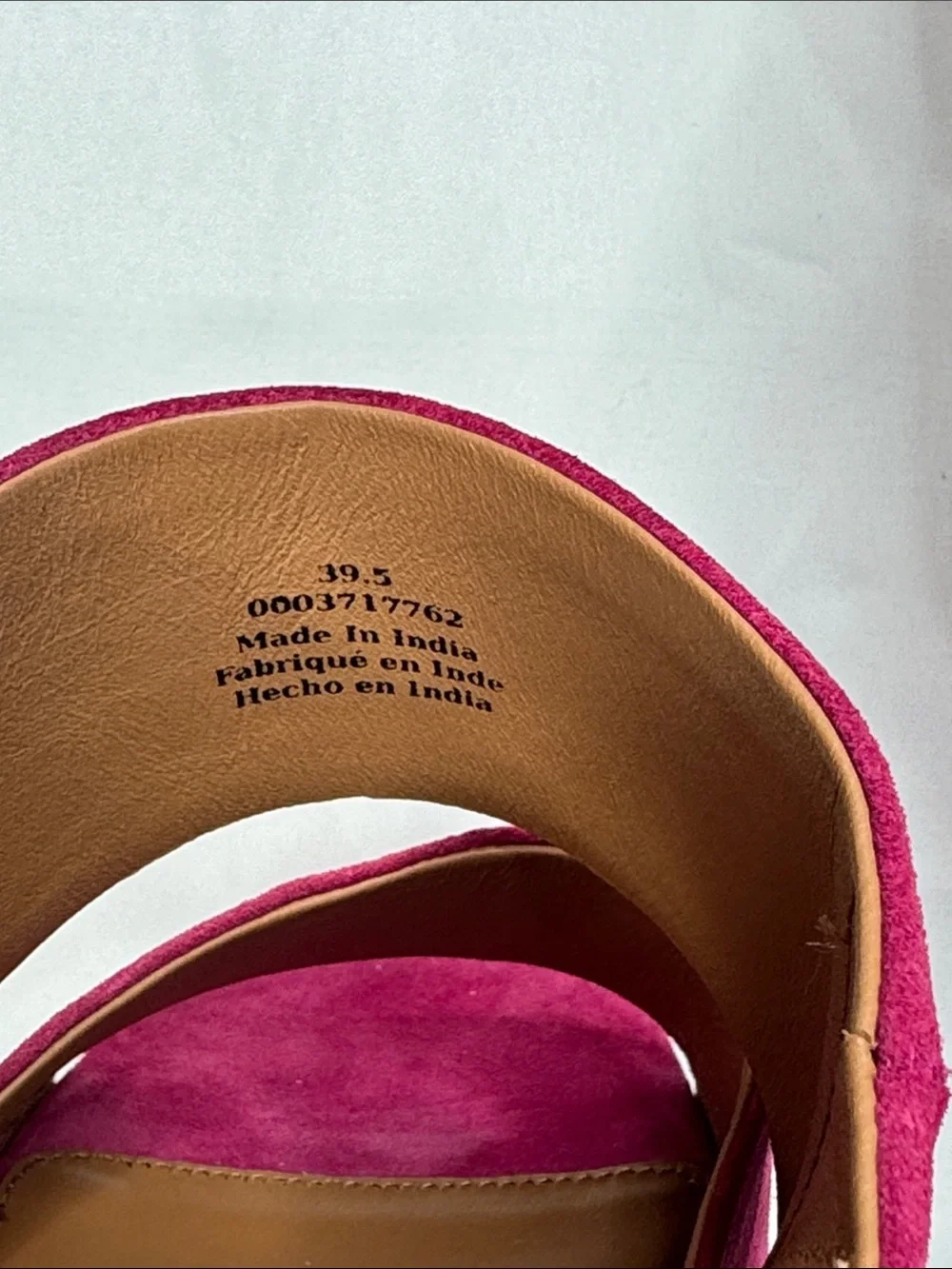 FREE PEOPLE love is everywhere platform sandals in fuchsia fantastic 39.5 or 9.5