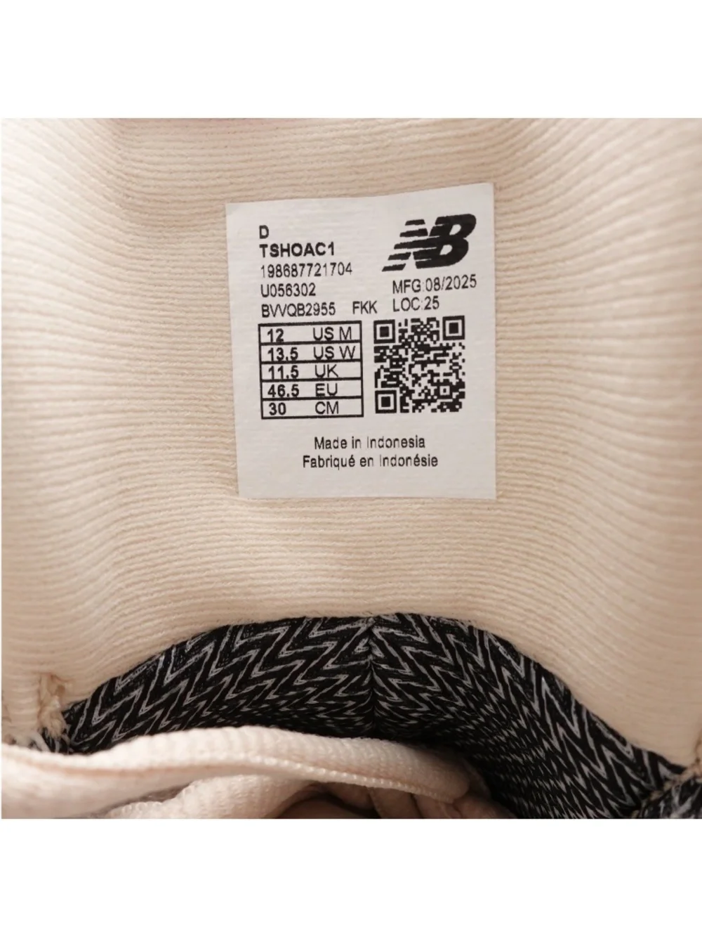 New Balance us size