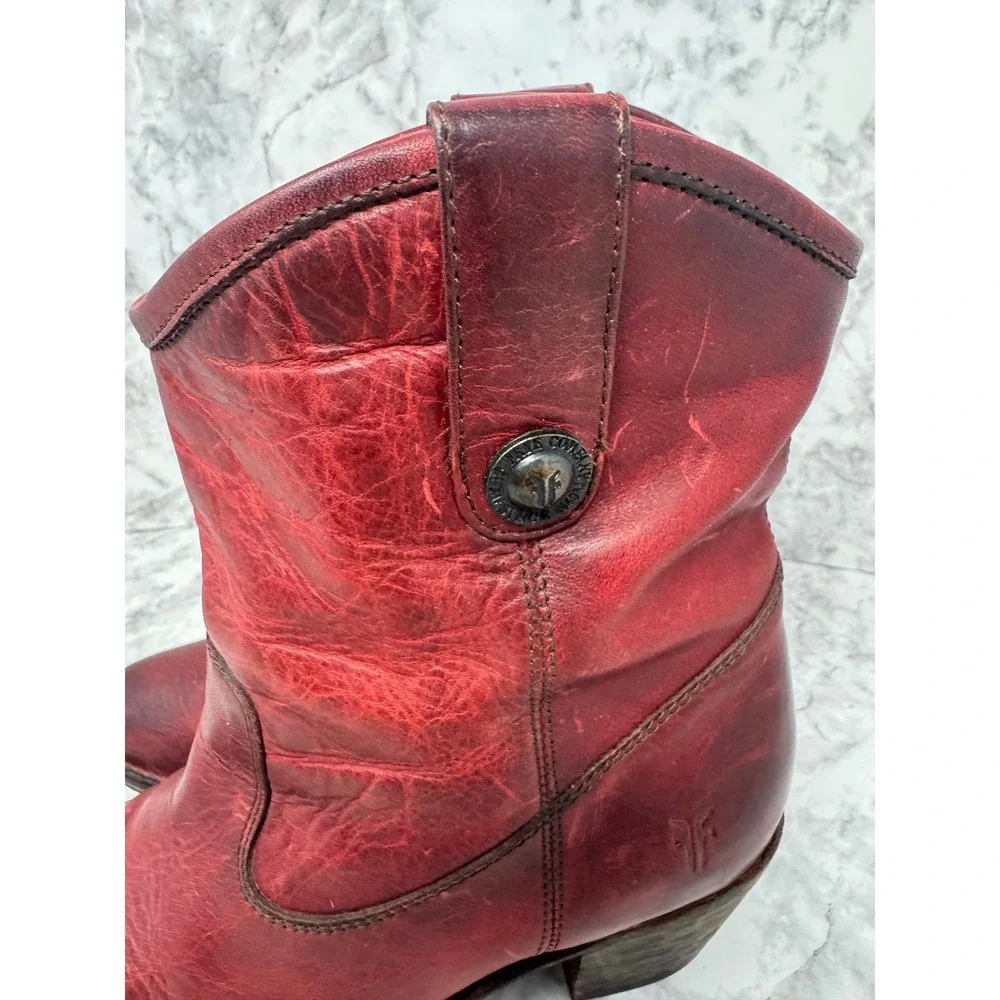 Frye western ankle