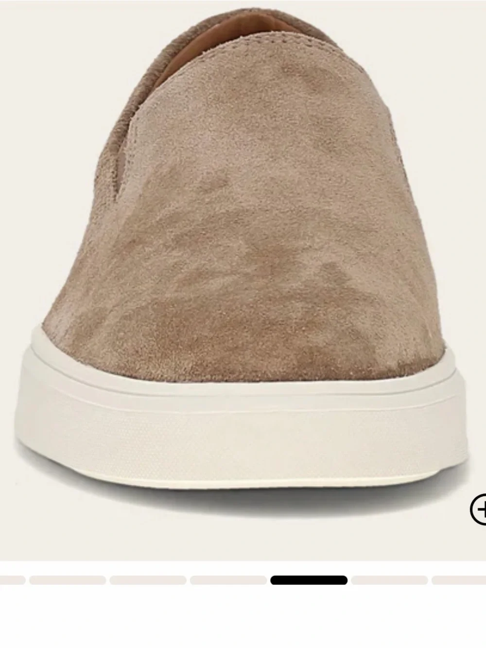 Frye Men's Slip-On Loafers in Taupe Suede