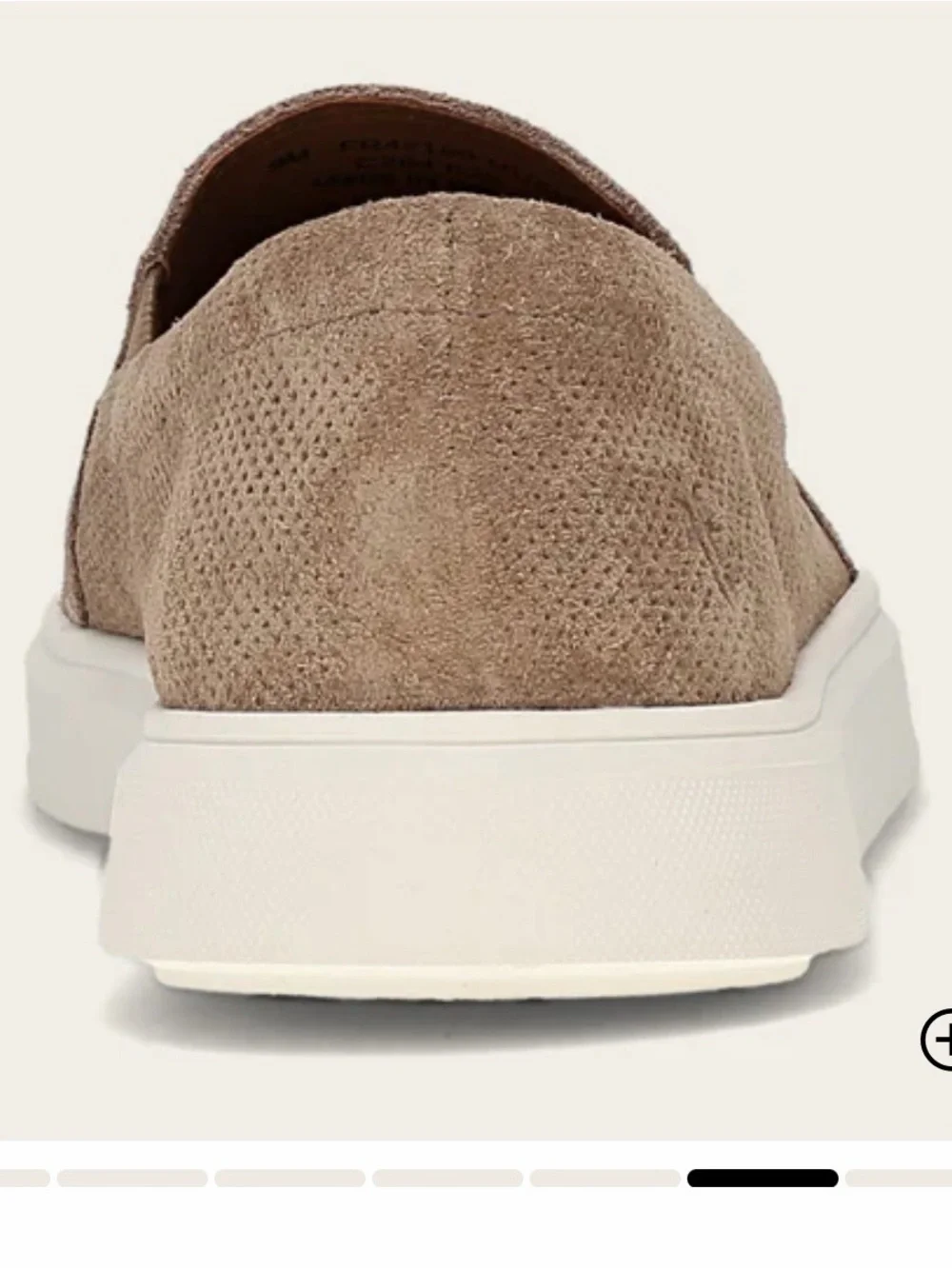 Frye Men's Slip-On Loafers in Taupe Suede