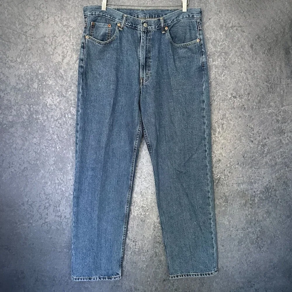 Levi Strauss 550 Relaxed Fit Straight-Leg Jeans, Men's 38 x 32