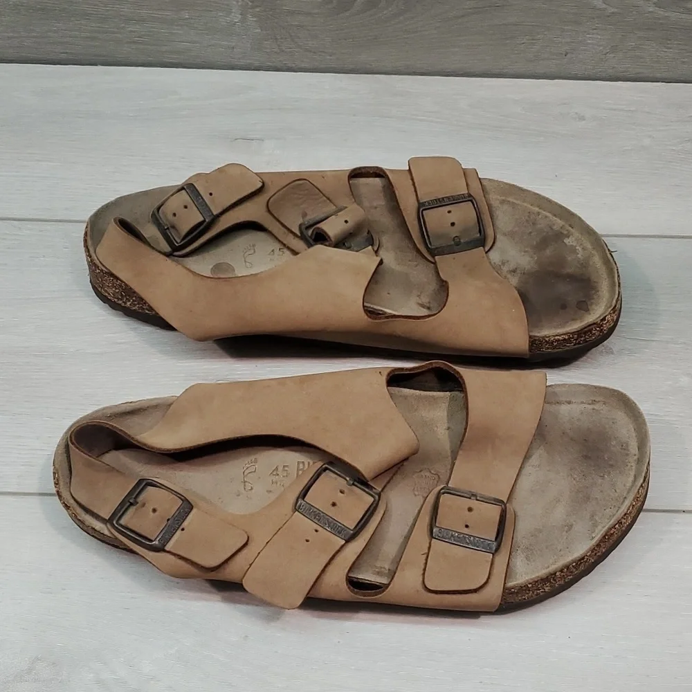 Birkenstock Mens Milano Leather Sandals shoes sz 12