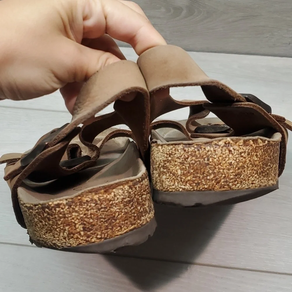 Birkenstock Mens Milano Leather Sandals shoes sz 12
