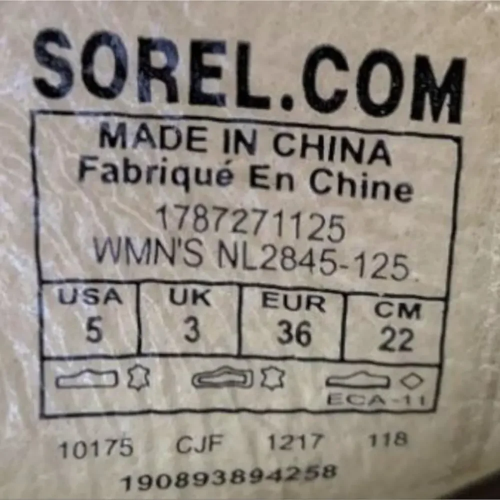 Sorel *ankle footbed
