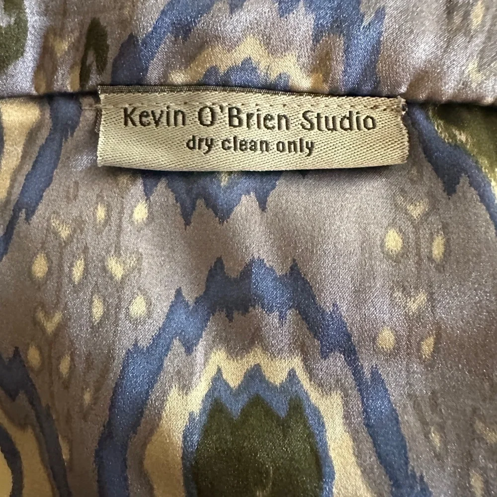 Kevin O’ Brien Studio Printed Silk Velvet Infinity Scarf