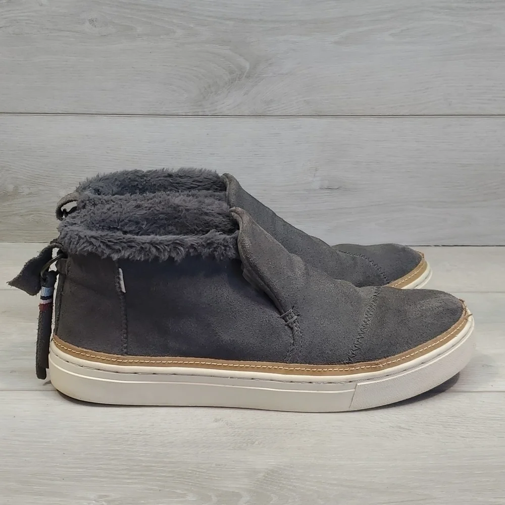 Toms Women Paxton Suede Comfort Ankle Booties shoes sz 8.5