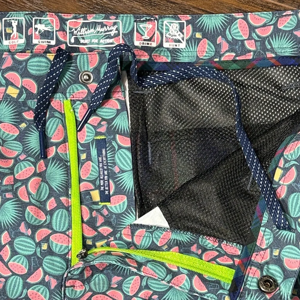 William Murray Watermelon Print Our Water Hazard Shorts